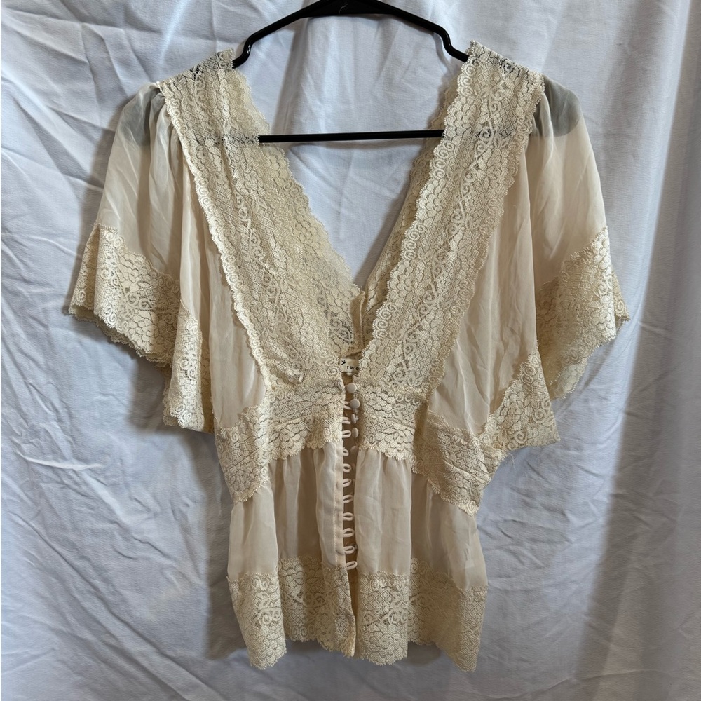 Y2K Forever 21 Lace Top